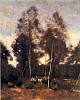 Jean Baptiste Camille Corot, Clairiere du Bois Pierre, aux Evaux, Près Chateau-Thierry
1855-65, Oil on canvas